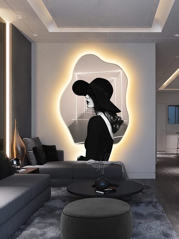 Lady Character Porch Art Lamp - Living Room Wall Lamp-ChandeliersDecor.com