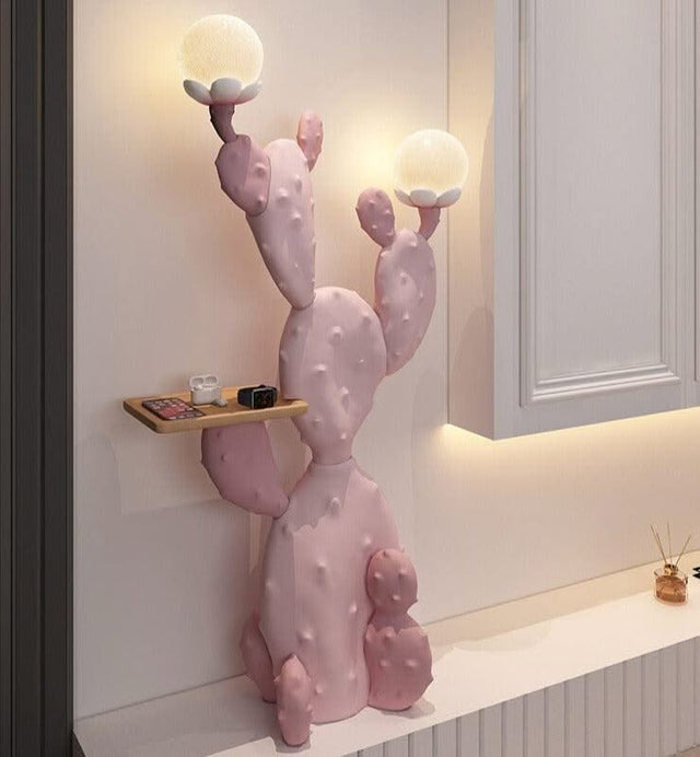ChandeliersDecor.com-Kids Room Nursery Lighting-Large Cactus Floor Lamp Statue