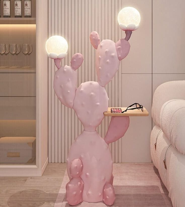 ChandeliersDecor.com-Kids Room Nursery Lighting-Large Cactus Floor Lamp Statue