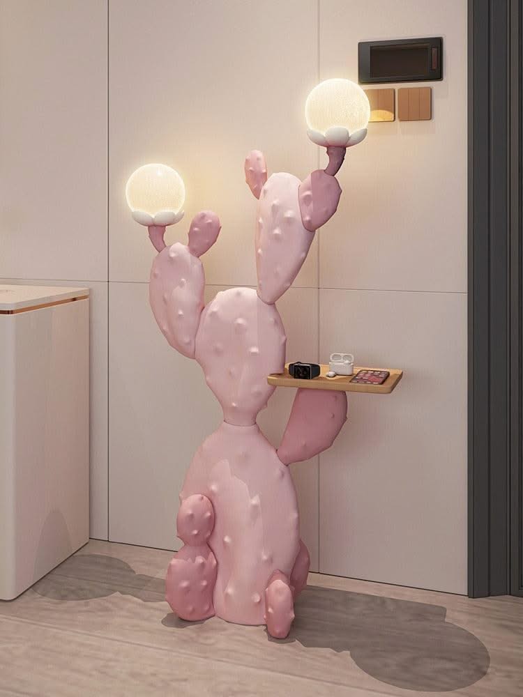 ChandeliersDecor.com-Kids Room Nursery Lighting-Large Cactus Floor Lamp Statue