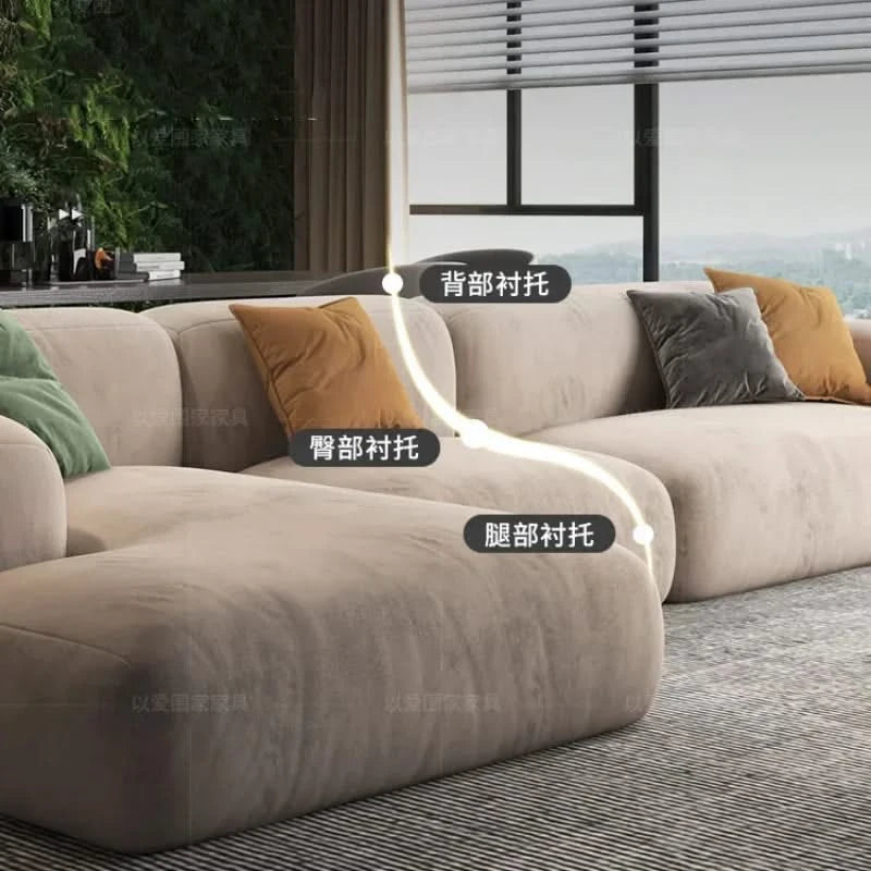 Lazy De Estar Longue Wide Sofa-ChandeliersDecor.com