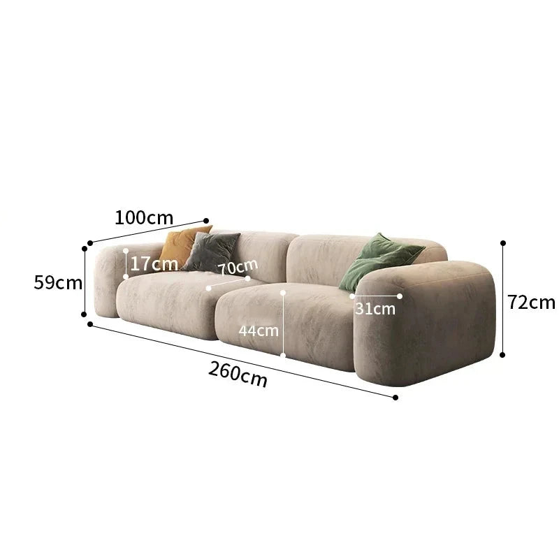 Lazy De Estar Longue Wide Sofa-ChandeliersDecor.com