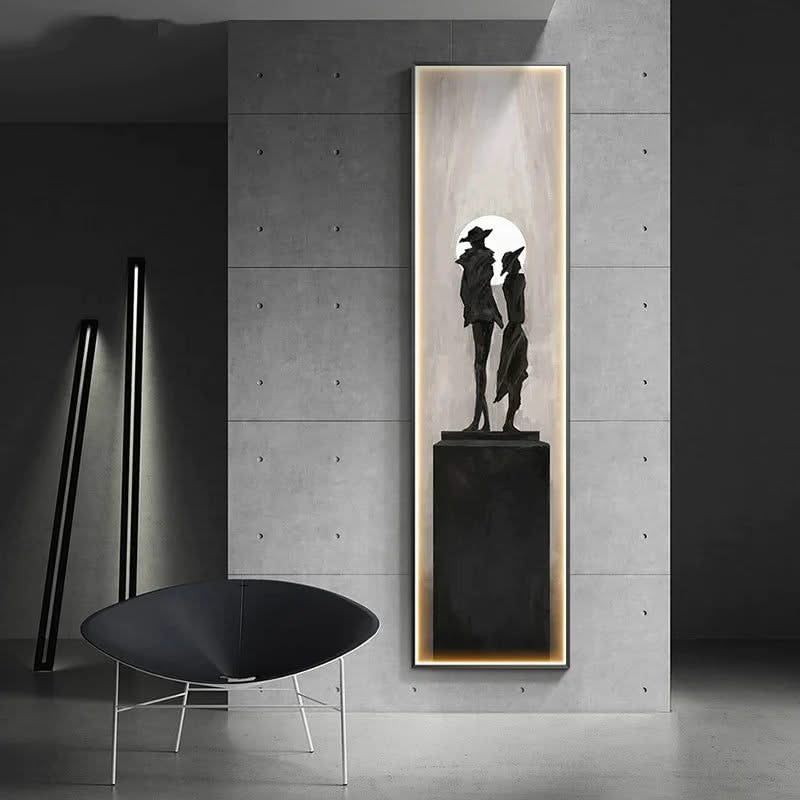 LED Abstract Lady Art Wall Lamp for Home Decoration-ChandeliersDecor.com