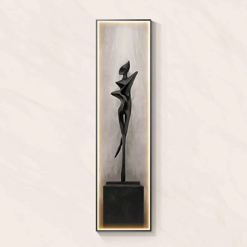 LED Abstract Lady Art Wall Lamp for Home Decoration-ChandeliersDecor.com
