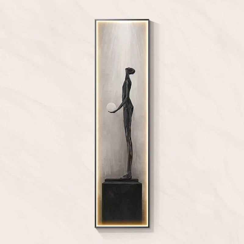 LED Abstract Lady Art Wall Lamp for Home Decoration-ChandeliersDecor.com