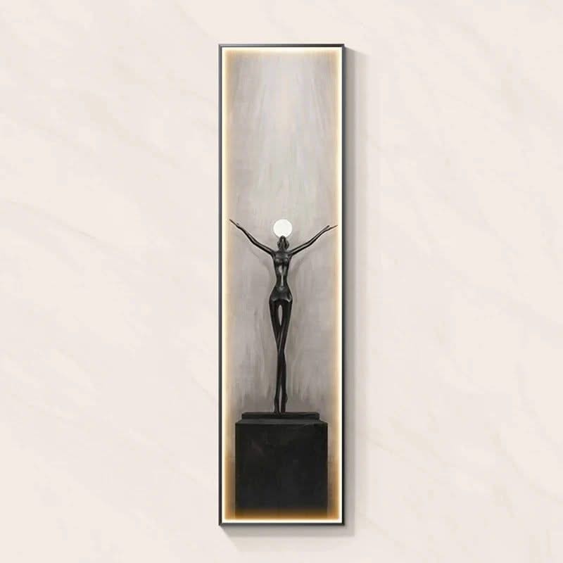 LED Abstract Lady Art Wall Lamp for Home Decoration-ChandeliersDecor.com