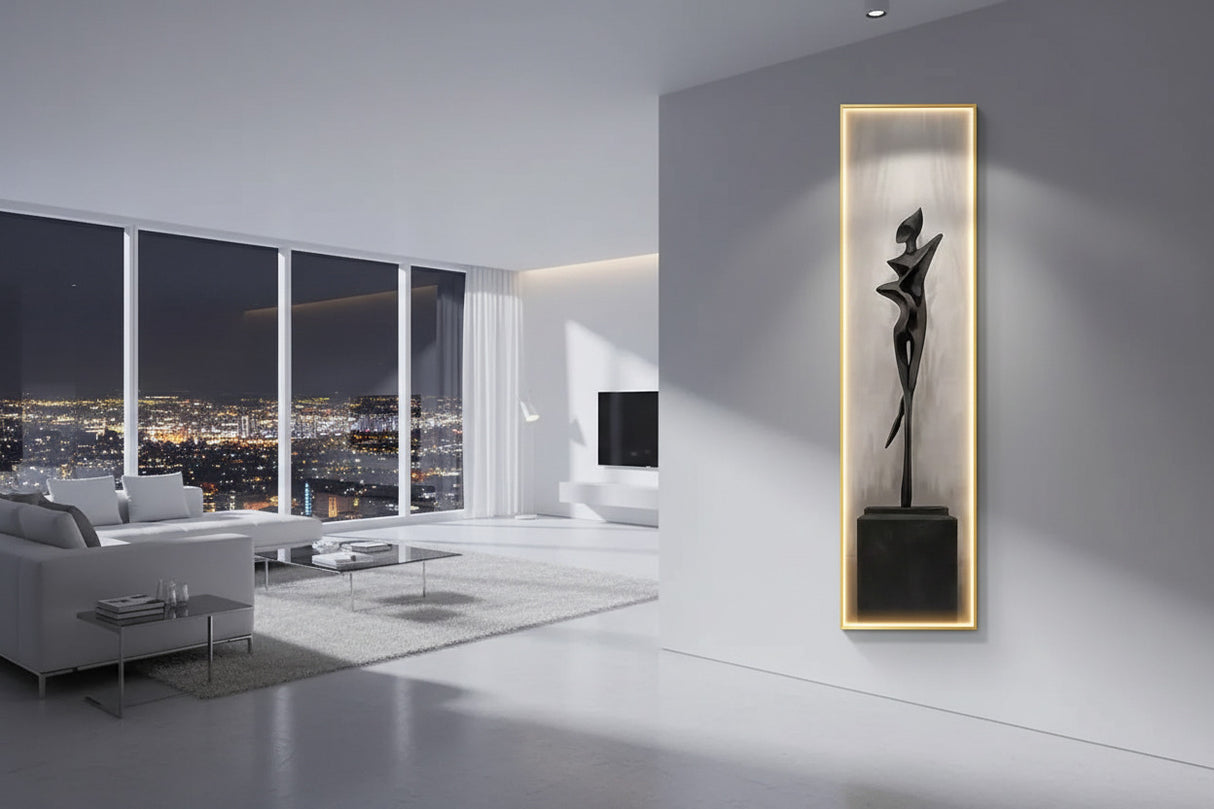 LED Abstract Lady Art Wall Lamp for Home Decoration-ChandeliersDecor.com