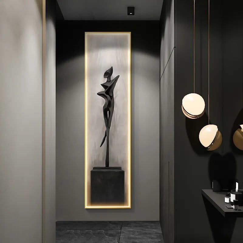 LED Abstract Lady Art Wall Lamp for Home Decoration-ChandeliersDecor.com
