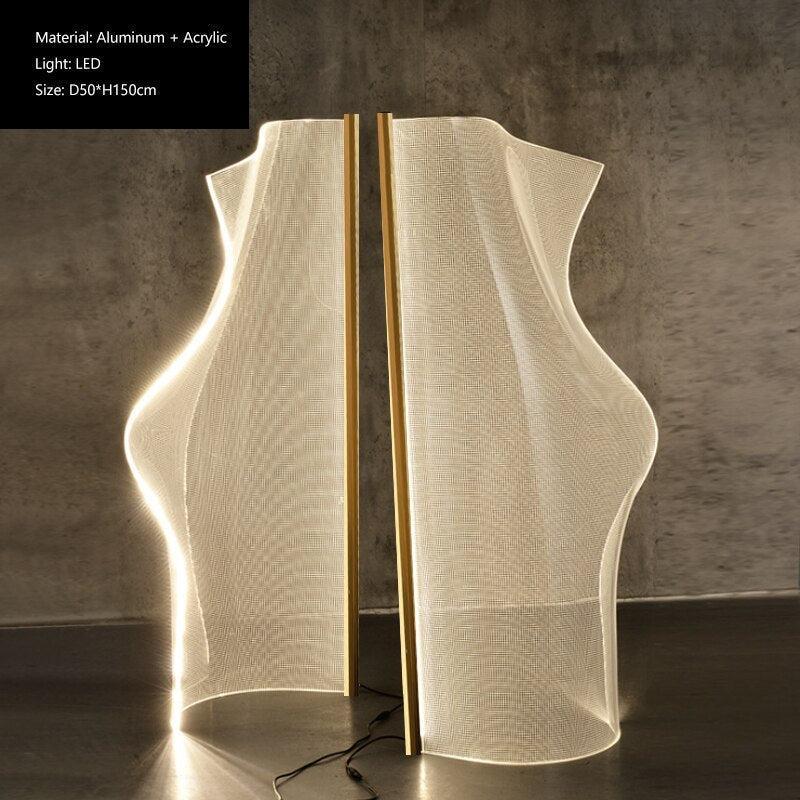 ChandeliersDecor.com-Floor Lamp-LED Acryl Floor Lamp