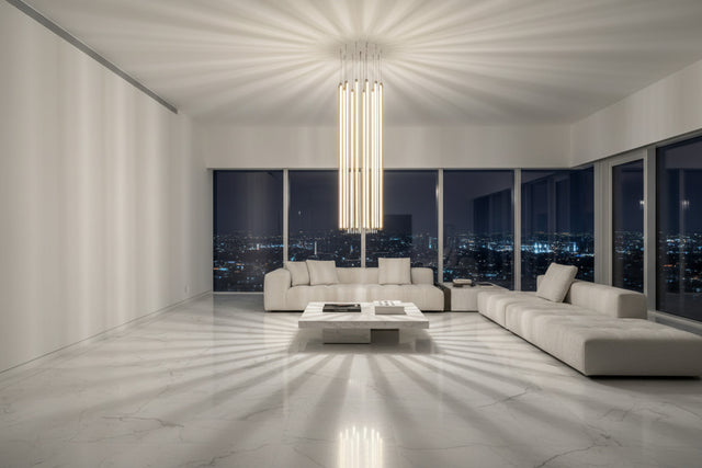 LED Bars Staircase Chandelier: Illuminate Your Space-ChandeliersDecor.com