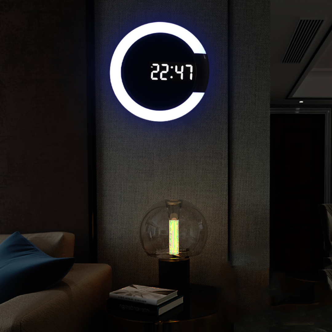 ChandeliersDecor.com-Wall Clocks-LED Electronic Wall Clock – High-Quality Time Display