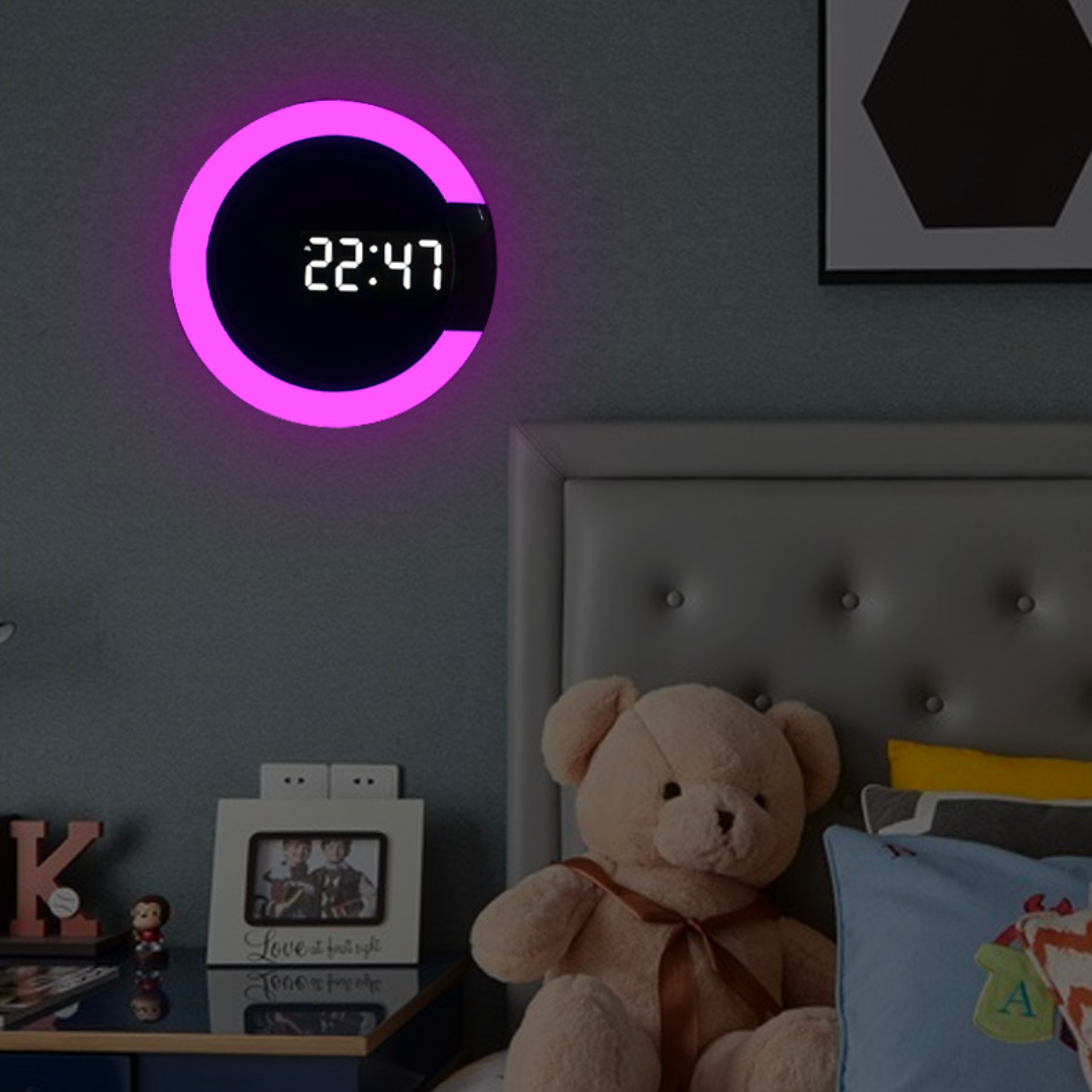 ChandeliersDecor.com-Wall Clocks-LED Electronic Wall Clock – High-Quality Time Display