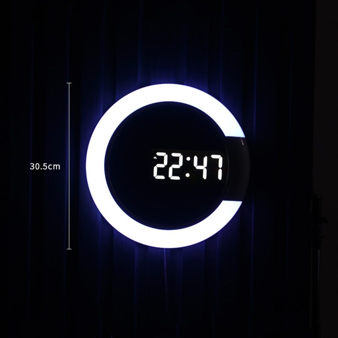 ChandeliersDecor.com-Wall Clocks-LED Electronic Wall Clock – High-Quality Time Display