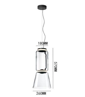 ChandeliersDecor.com-Chandeliers-LED Glass Chandelier Lighting for Living Room Stair Hall