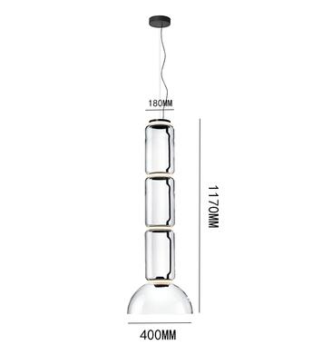 ChandeliersDecor.com-Chandeliers-LED Glass Chandelier Lighting for Living Room Stair Hall