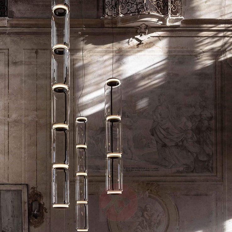 ChandeliersDecor.com-Chandeliers-LED Glass Chandelier Lighting for Living Room Stair Hall