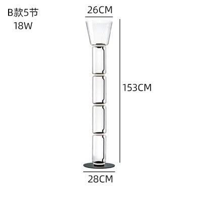 LED Glass Floor Lamp Lighting for Living Room-ChandeliersDecor.com