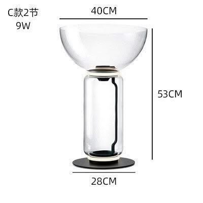 LED Glass Floor Lamp Lighting for Living Room-ChandeliersDecor.com