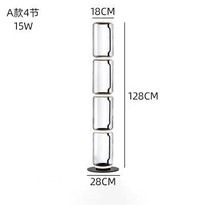 LED Glass Floor Lamp Lighting for Living Room-ChandeliersDecor.com