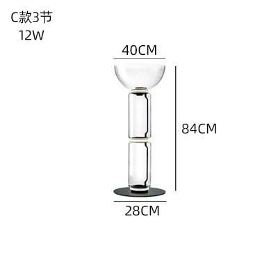 LED Glass Floor Lamp Lighting for Living Room-ChandeliersDecor.com