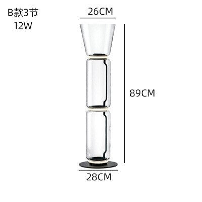 ChandeliersDecor.com-Floor Lamp-LED Glass Floor Lamp Lighting for Living Room