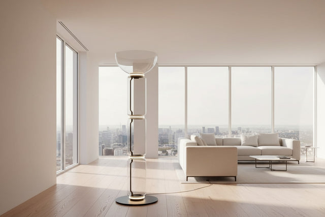 LED Glass Floor Lamp Lighting for Living Room-ChandeliersDecor.com