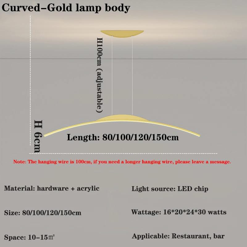 LED Long Chandelier for Dining Room, Kitchen-ChandeliersDecor.com