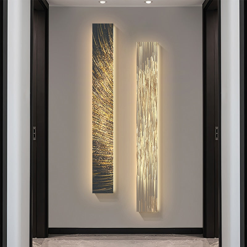 LED Panel Wall Lamp - Abstract Indoor Light Fixture-ChandeliersDecor.com
