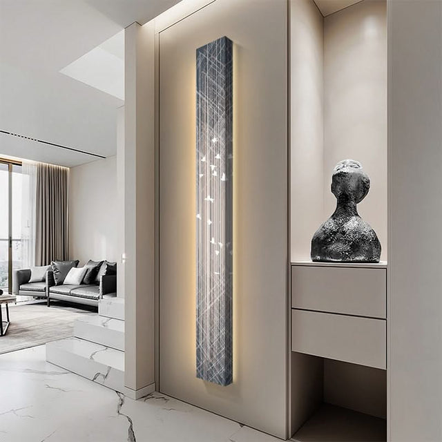 LED Panel Wall Lamp - Abstract Indoor Light Fixture-ChandeliersDecor.com