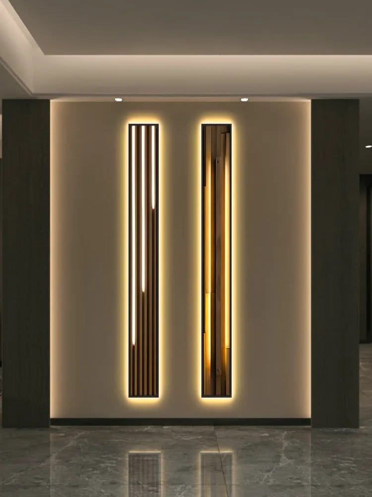 LED Panel Wall Lamp - Abstract Porch Art-ChandeliersDecor.com