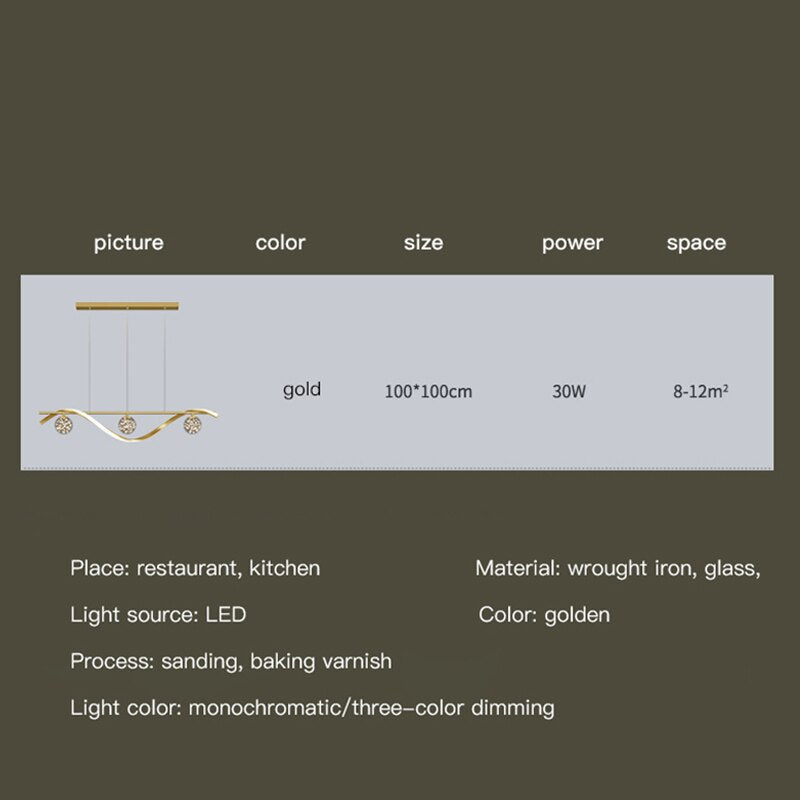 ChandeliersDecor.com-Kitchen Island-LED Stars Chandelier Light