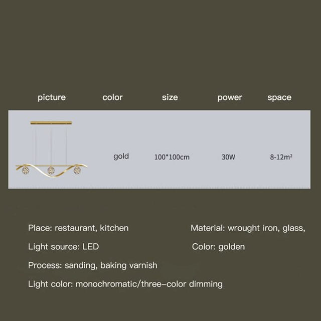 ChandeliersDecor.com-Kitchen Island-LED Stars Chandelier Light