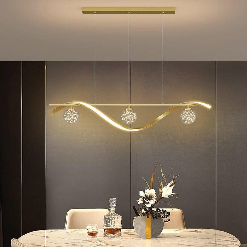 ChandeliersDecor.com-Kitchen Island-LED Stars Chandelier Light