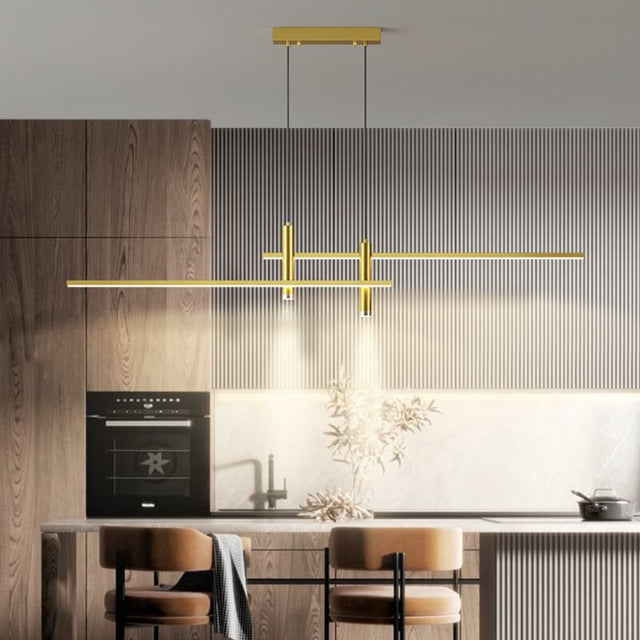 LED Strip Line Chandelier Light-ChandeliersDecor.com