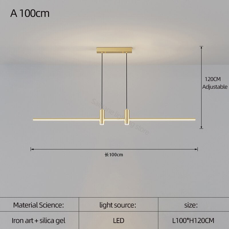 ChandeliersDecor.com-Chandeliers-LED Strip Line Chandelier Light