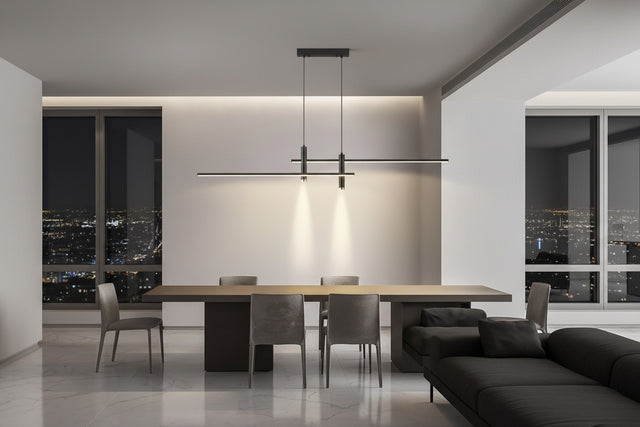 LED Strip Line Chandelier Light-ChandeliersDecor.com