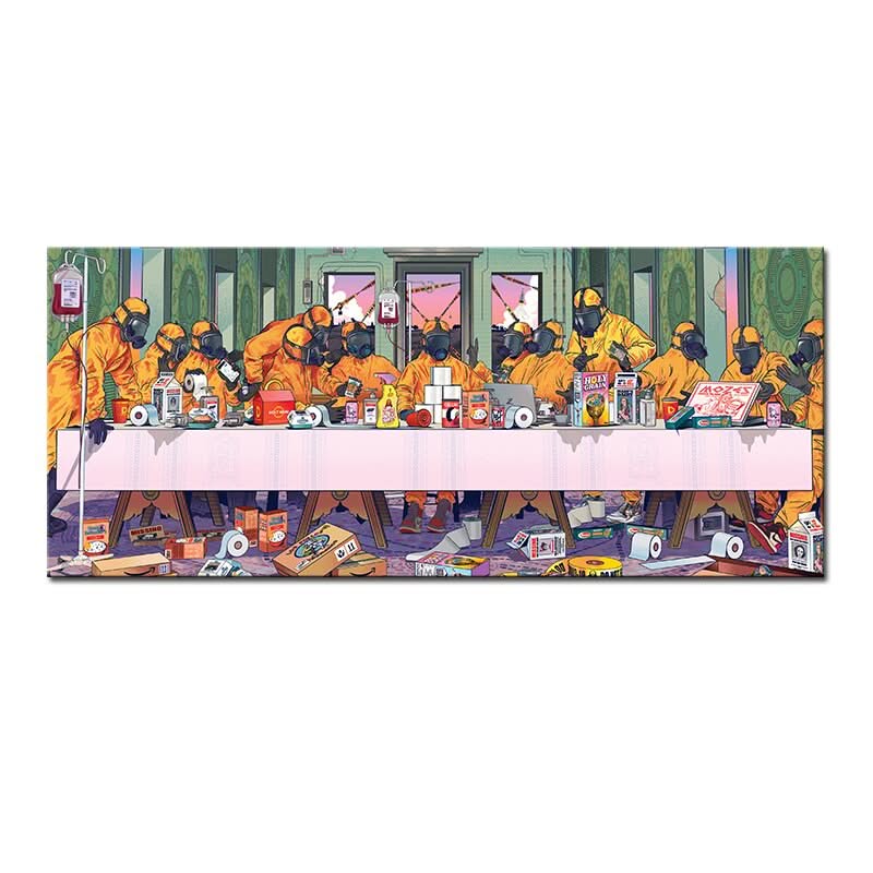 Leonardo da Vinci - The Last Supper Canvas Wall Art-ChandeliersDecor.com