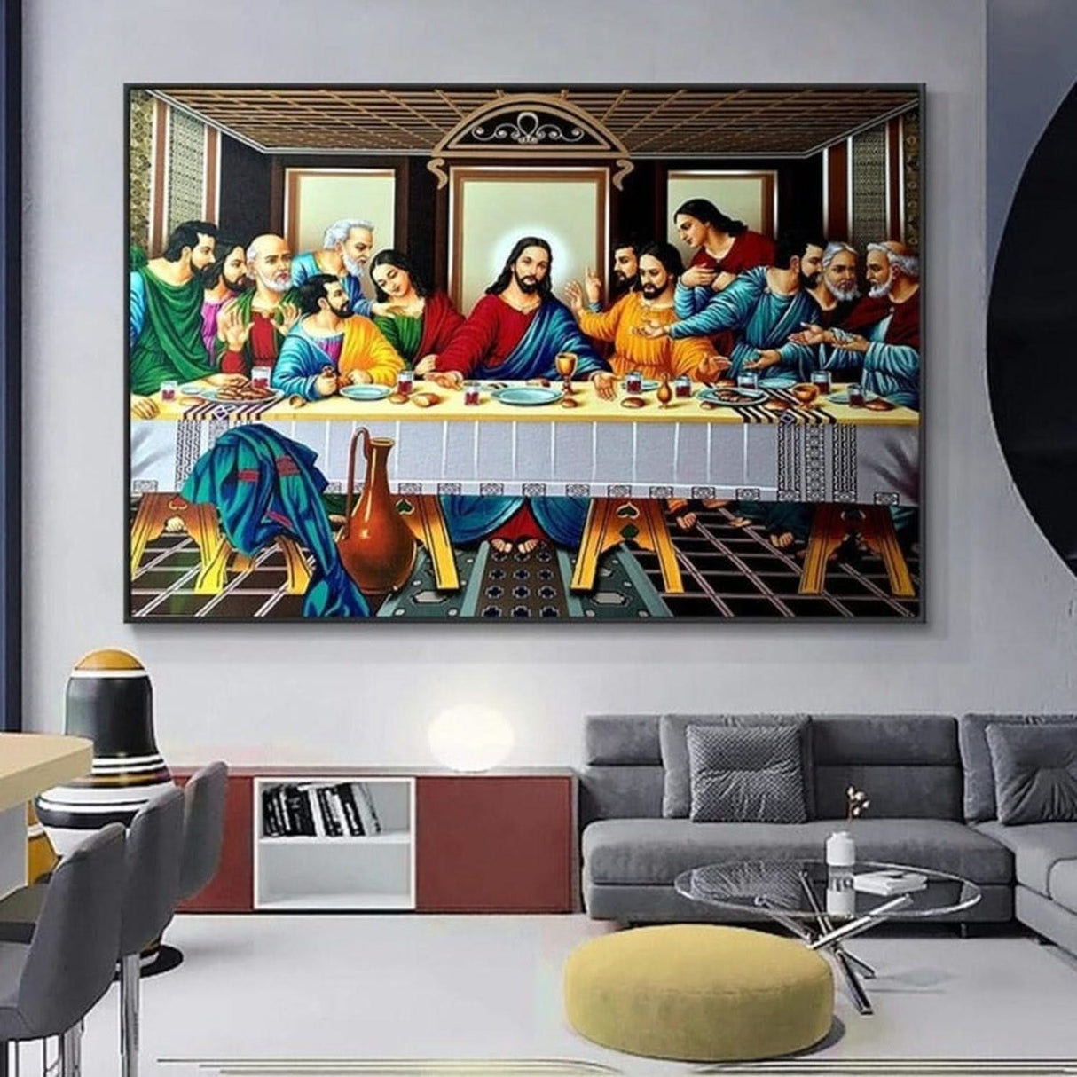 Leonardo da Vinci: The Last Supper Canvas Wall Art-ChandeliersDecor.com