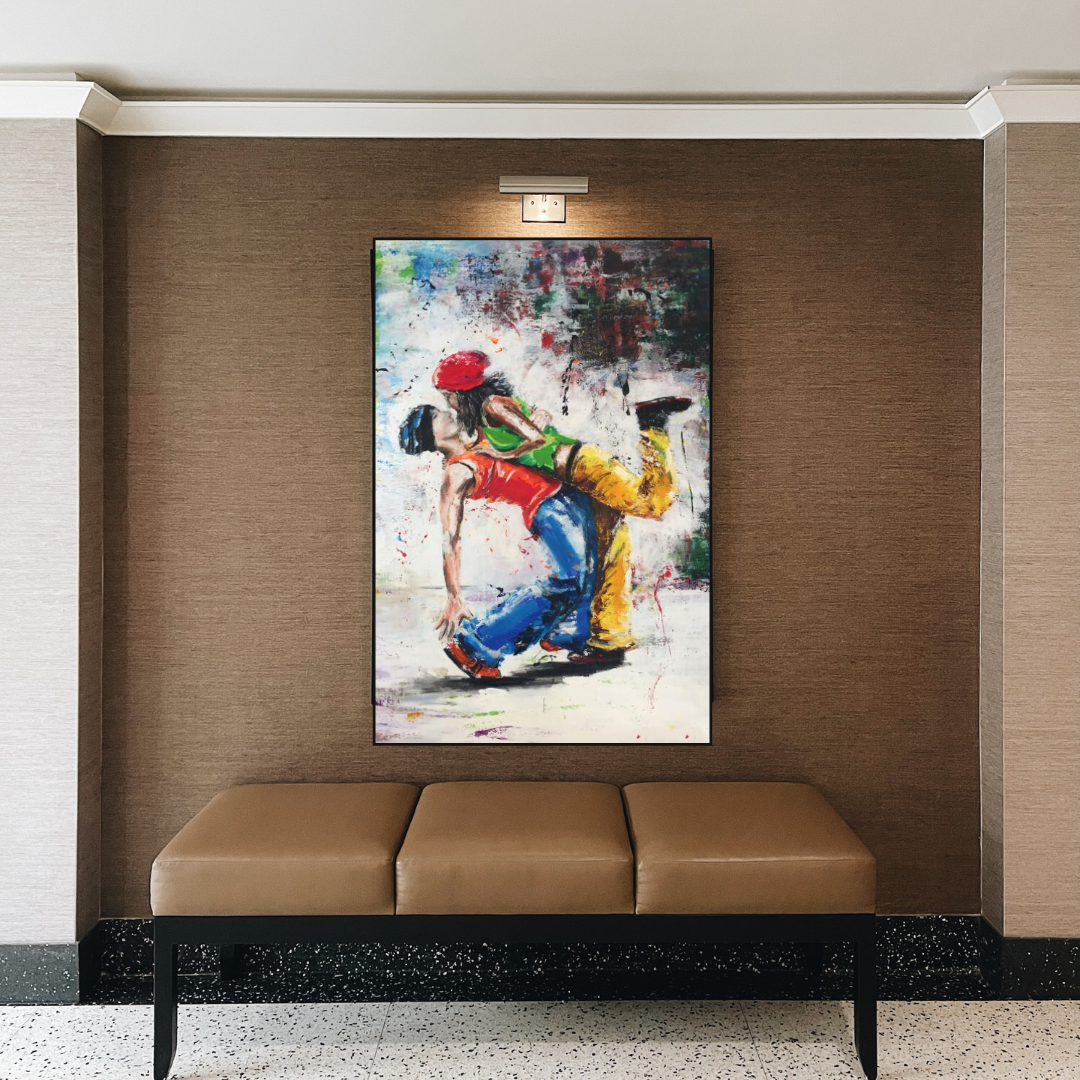 ChandeliersDecor.com-Wall Posters-Let's Dance on the Singer's Beat: Musical Canvas Wall Art