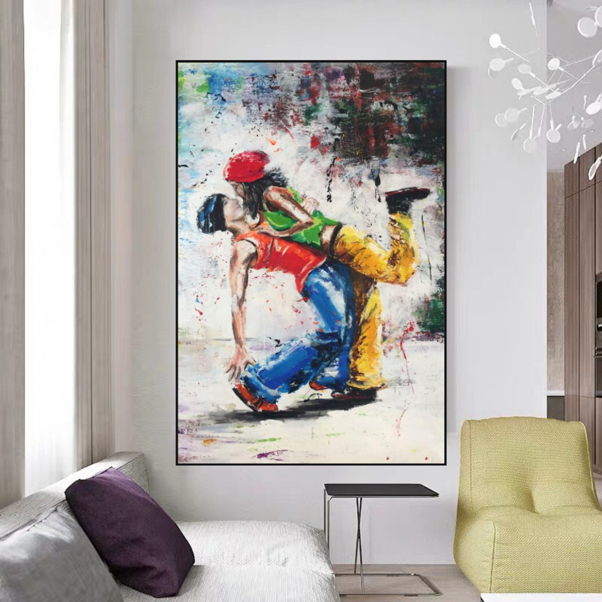 ChandeliersDecor.com-Wall Posters-Let's Dance on the Singer's Beat: Musical Canvas Wall Art