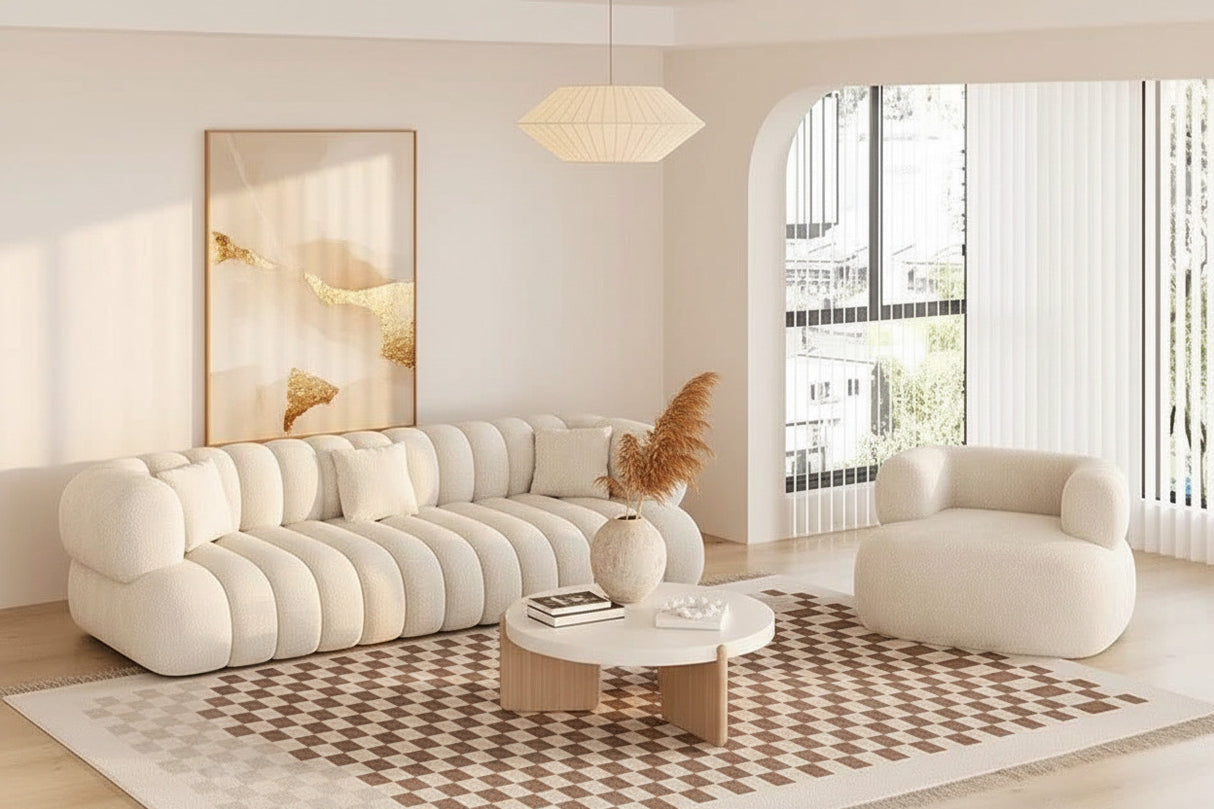 Linear Nordic Style Designer Sofa Set-ChandeliersDecor.com
