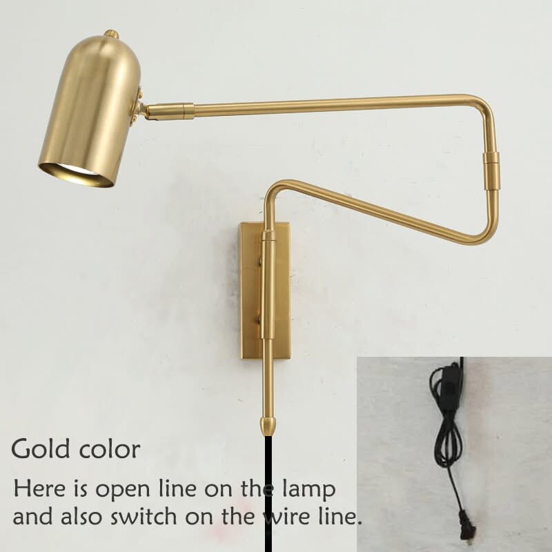Long Arm Wall Lamp - Quality Lighting Solution-ChandeliersDecor.com