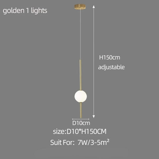 Long Line Glass Ball Chandelier - Lighting Solution.-ChandeliersDecor.com