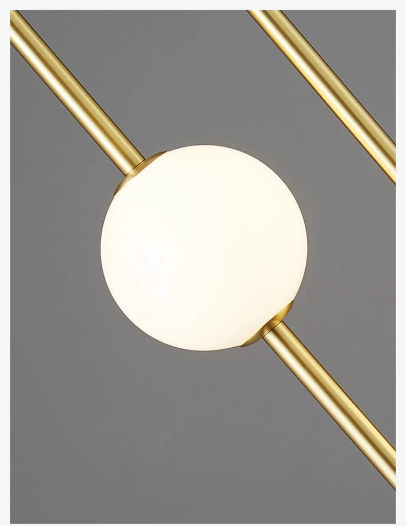 Long Line Glass Ball Chandelier - Lighting Solution.-ChandeliersDecor.com