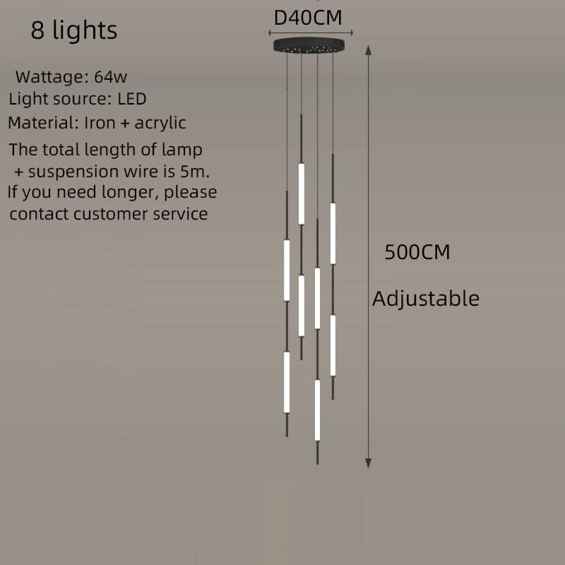 Long Tubes Chandelier – Illuminate Your Space with Style-ChandeliersDecor.com