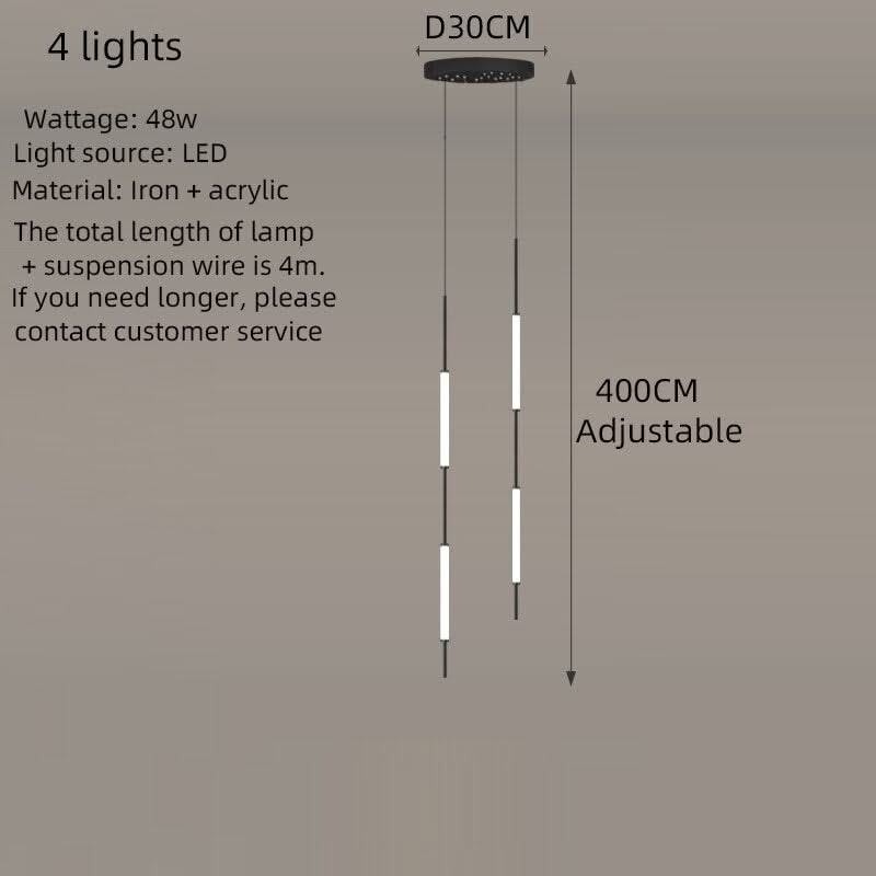 Long Tubes Chandelier – Illuminate Your Space with Style-ChandeliersDecor.com