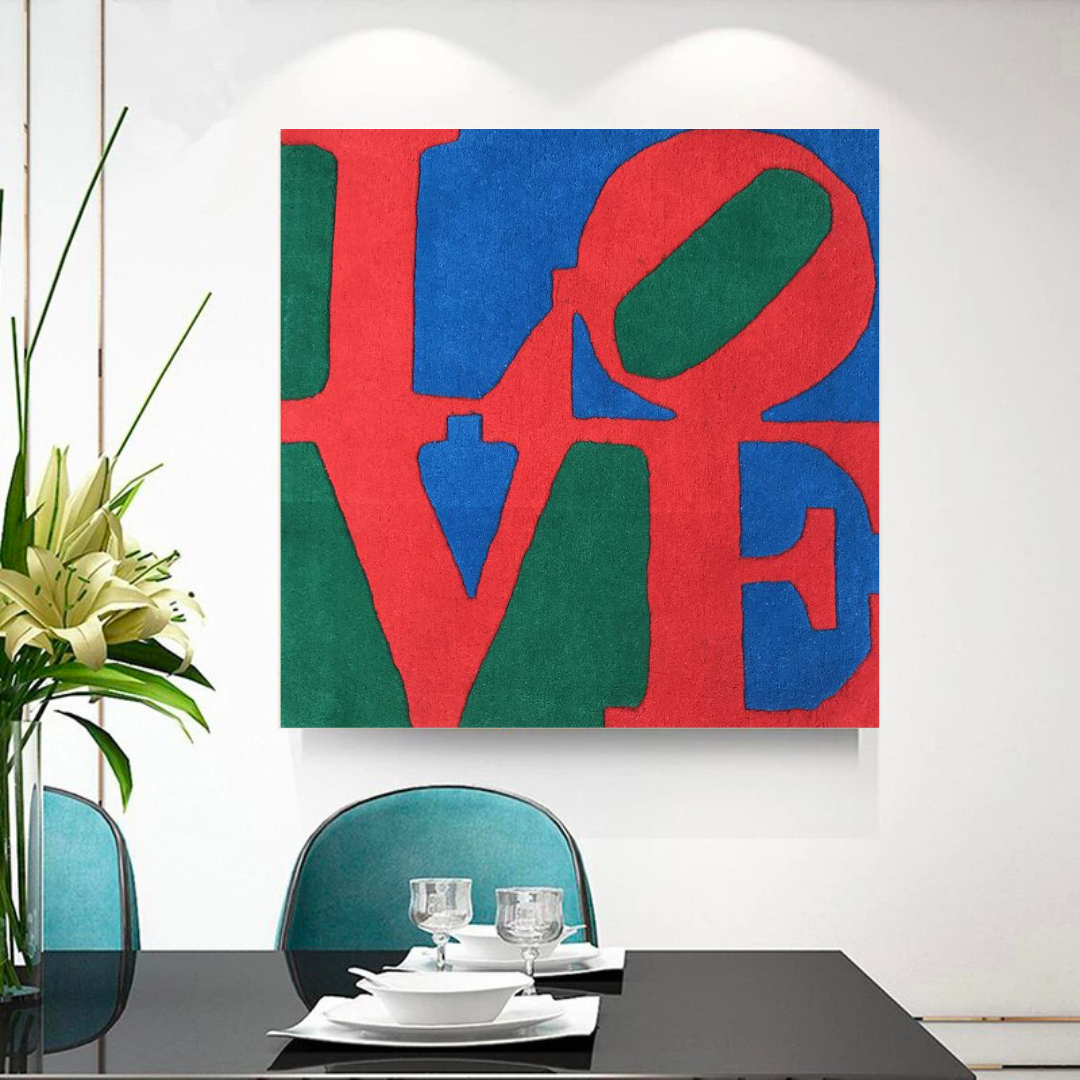 ChandeliersDecor.com-Wall Posters-Love Abstract Canvas Wall Art