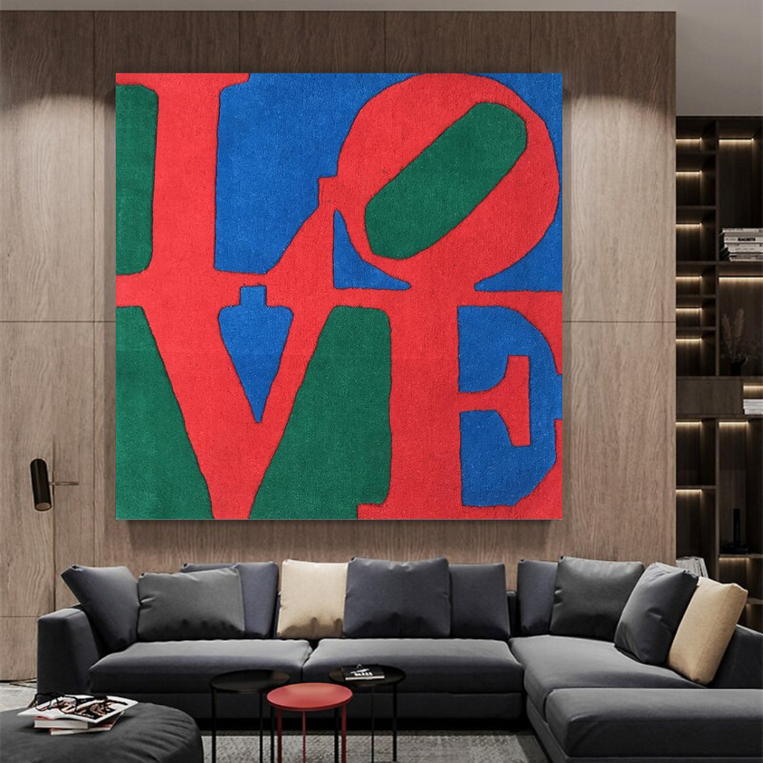 ChandeliersDecor.com-Wall Posters-Love Abstract Canvas Wall Art
