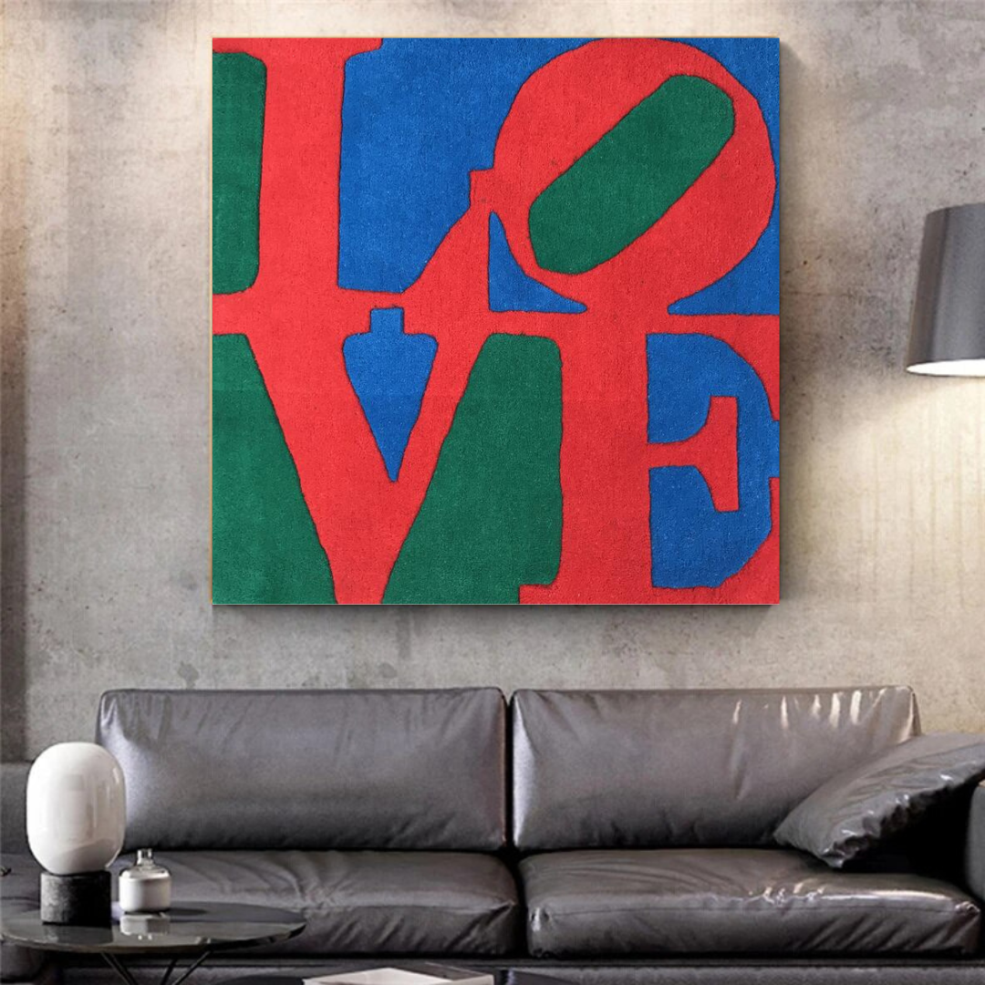 ChandeliersDecor.com-Wall Posters-Love Abstract Canvas Wall Art