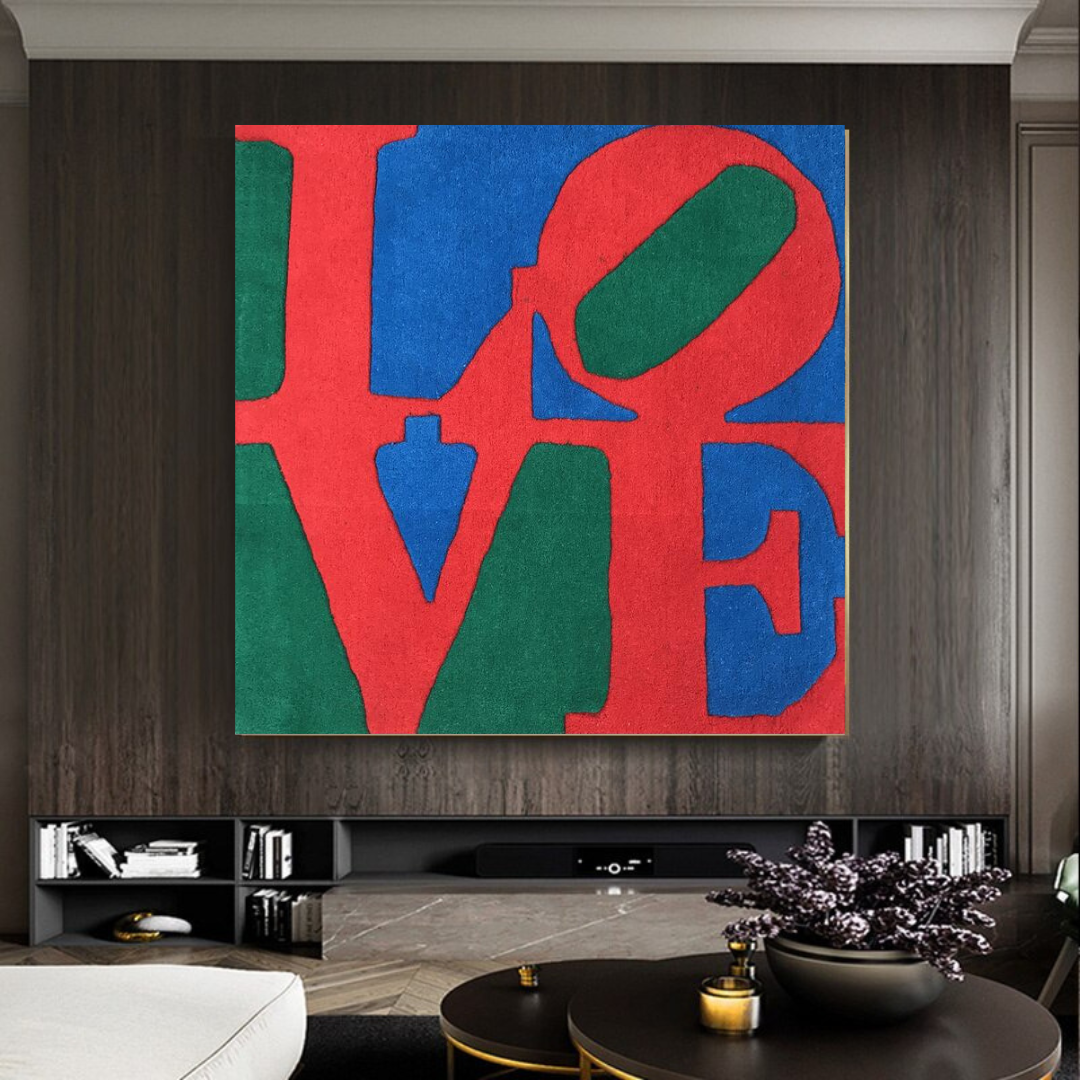 Love Abstract Canvas Wall Art-ChandeliersDecor.com